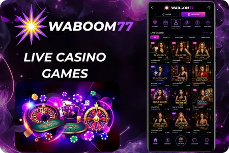 Waboom77 Live Casino Games
